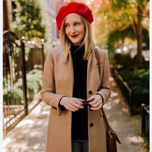 J. Crew Tan Pea Coat for Women